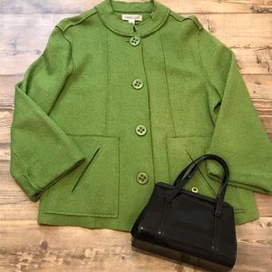 Green Sweater by Cold Water Creek